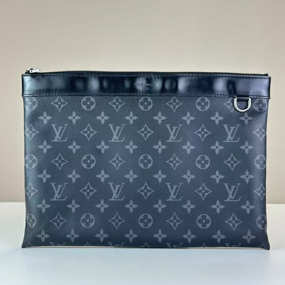 Louis Vuitton Monogram Canvas Large Clutch - Picture 1 of 9